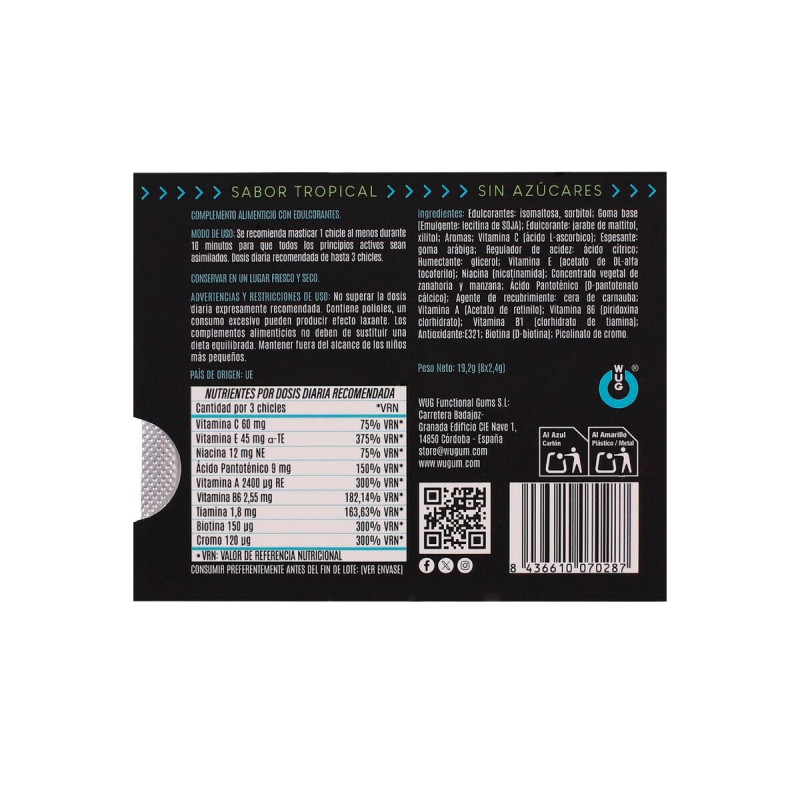 WUG Multivit - The functional chewing gum that strengthens your defen…