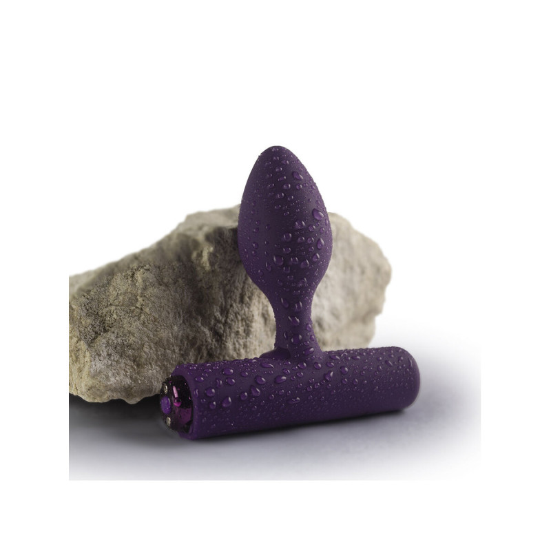 Rocks - Off - Nova Solaris Plug Anal Fino Recargable 16 Funciones