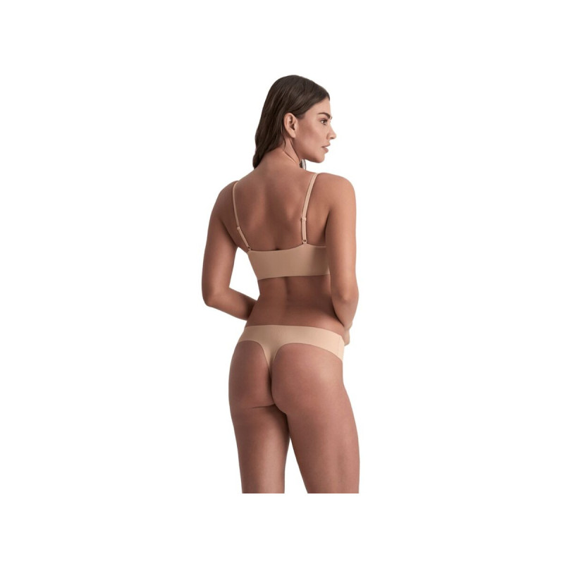 BYE-BRA - INVISIBLE THONG 2 PACK BEIGE & BLACK SIZE XL - BYE BRA - UN…