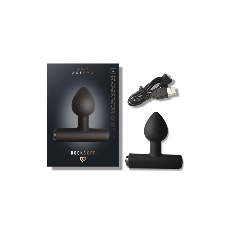 Rocks - Off - Nova Astryx Premium Plug Anal Recargable 16 Funciones