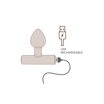 Rocks - Off - Nova Astryx Premium Plug Anal Recargable 16 Funciones