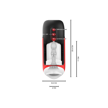 JAMYJOB - BLAZE MASTURBADOR BOCA AUTOMÁTICO 5 MODOS SUCCIONADOR Y VIBRACIÓN