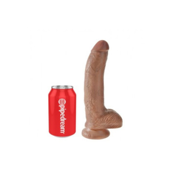 King Cock - Dildo Realistico Con Testicoli 22,8 Cm | Vybes.it