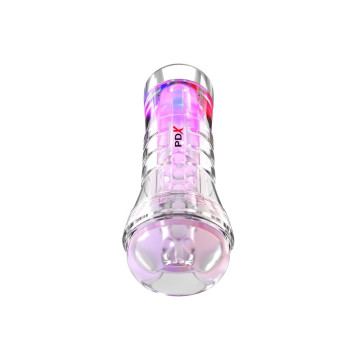 Pdx Elite - Viewtube Xxl Led Transparent Stroker 27,3 Cm | Vybes.it
