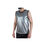 MACHO T-Shirt mit feinem Glanz L XL | Vybes.it