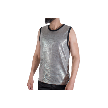 MACHO t-shirt texture brillante S M | Vybes.it