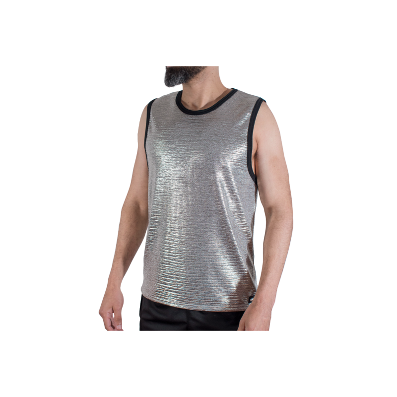 MACHO camiseta textura brillante S M | Vybes.it