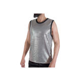 MACHO shimmer textured t-shirt S M | Vybes.it