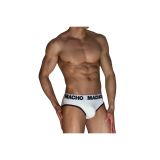 MACHO - MCH006 CLASSIC SLIP BIANCO + NERO L - MACHO UNDERWEAR - /prod…