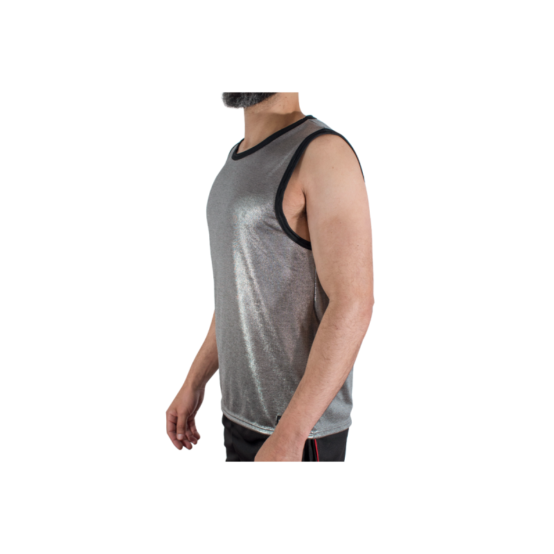 MACHO fine shimmer t-shirt L XL | Vybes.it