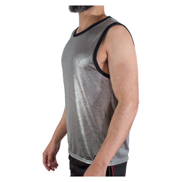 MACHO - T-SHIRT À PAILLETTES FINES L/XL