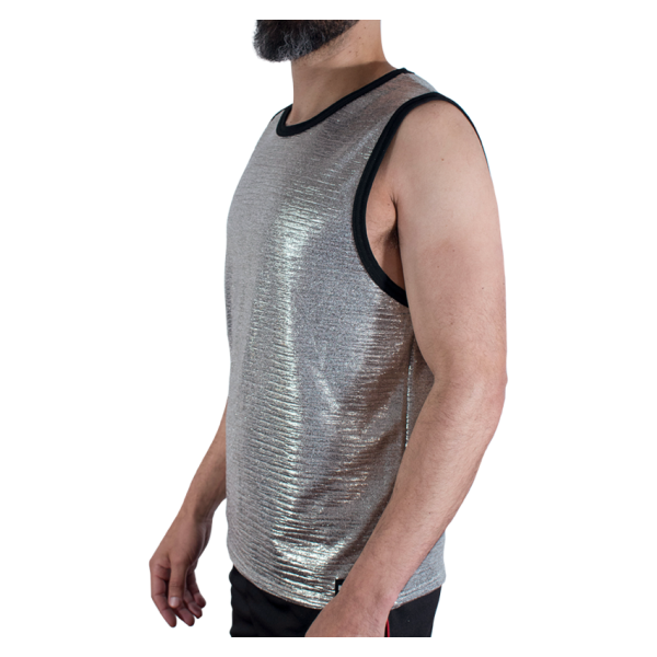 MACHO - T-SHIRT CON GLITTER FINI S/M