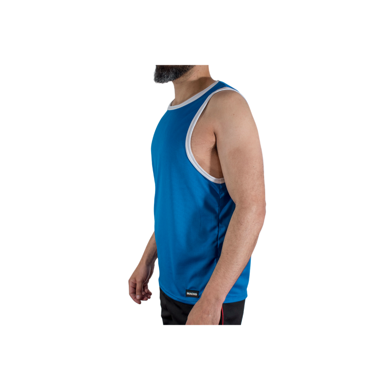 MACHO - CMV002 BLUE GYM T-SHIRT S/M - MACHO UNDERWEAR - /product_mode…