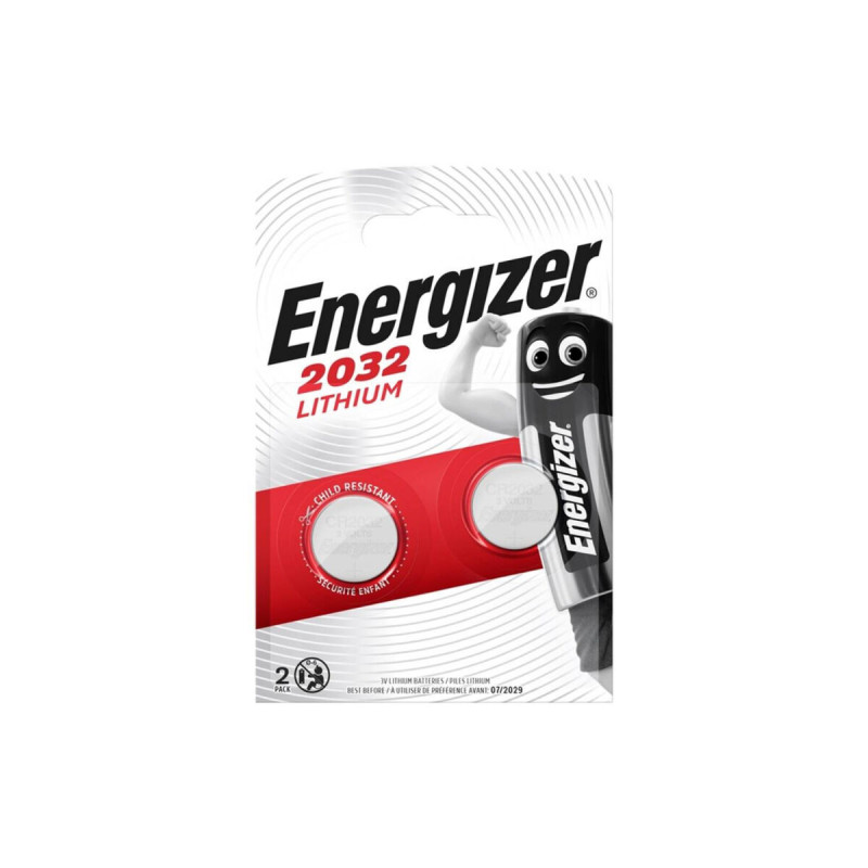 ENERGIZER - BATTERIA LITIO A TASTO CR2032 3V 2 UNIT - Batterie alcali…