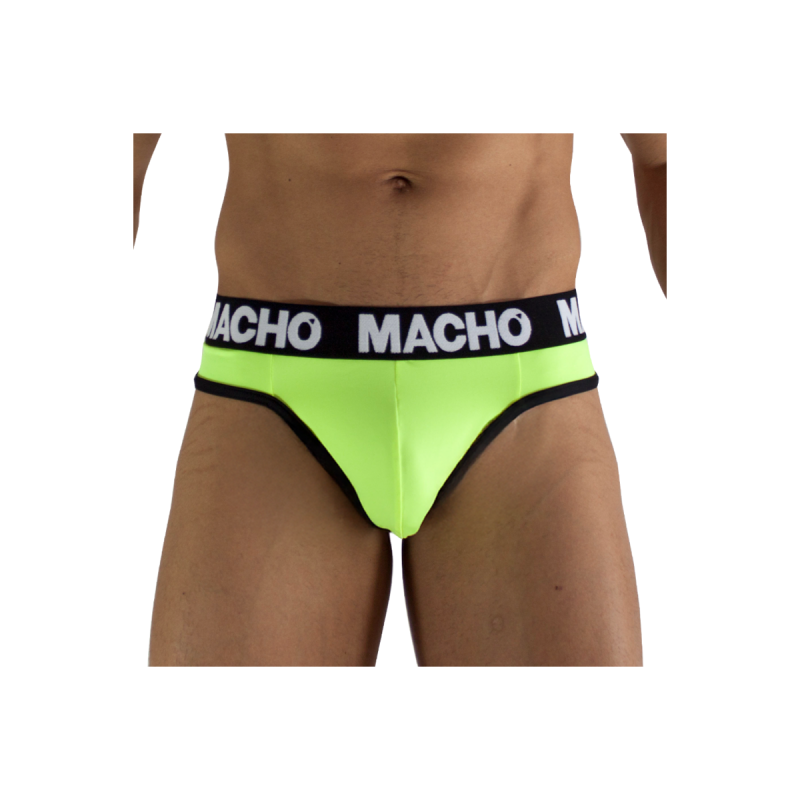 MACHO - MTG001 FLUORESCENT YELLOW THONG SIZE L - MACHO UNDERWEAR - /p…