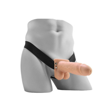 Fetish Fantasy Series - Realistic Vibrating Hollow Strap On With