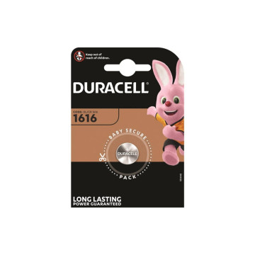 DURACELL - BATTERIA BOTTONE LITIO CR1616 3V 1 UNIT - Batterie alcaline