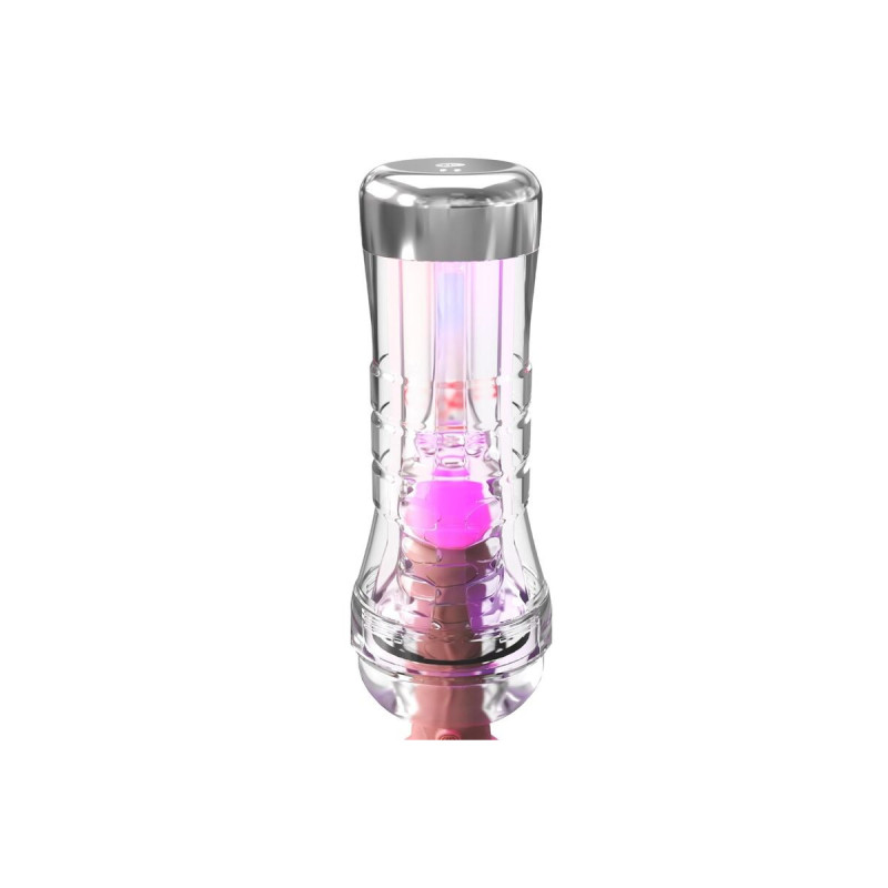 Pdx Elite - Viewtube Xxl Led Transparent Stroker 27.3 Cm | Vybes.it
