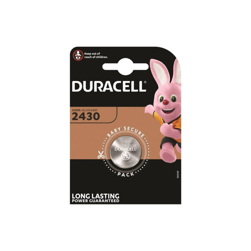 DURACELL - BATTERIA BOTTONE LITIO CR2430 3V 1 UNIT - Batterie alcaline