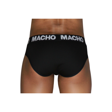 MACHO - MCH007 CLASSIC SLIP NERO + NERO XL - MACHO UNDERWEAR - /produ…