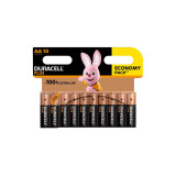 DURACELL - PLUS POWER 100 ALKALINE BATTERY AA LR6 10 UNIT - Alkaline…