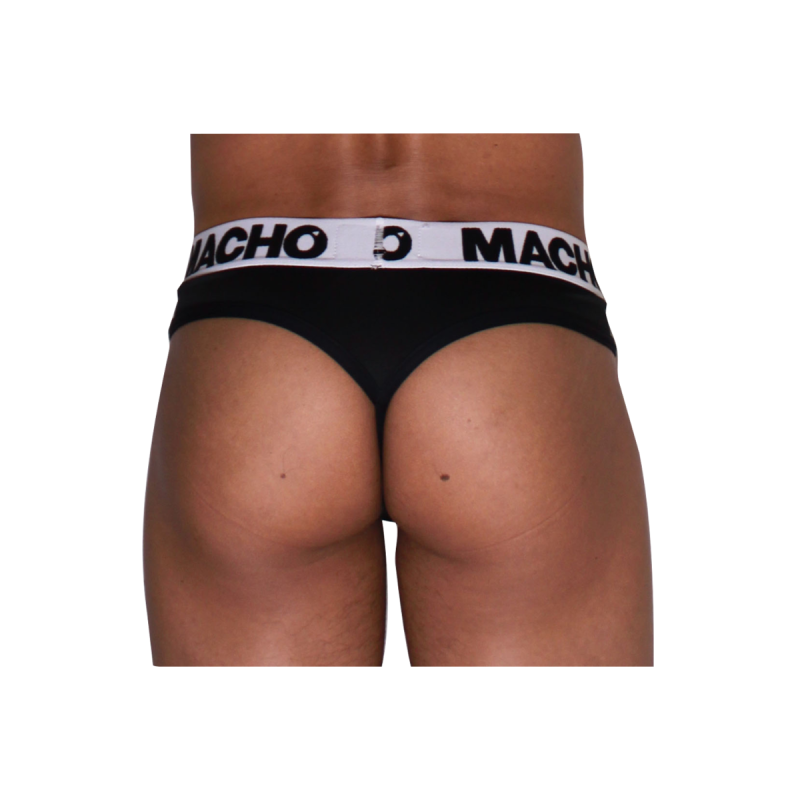 MACHO - MTG002 PERIZOMA NERO/NERO L - MACHO UNDERWEAR - /product_mode…