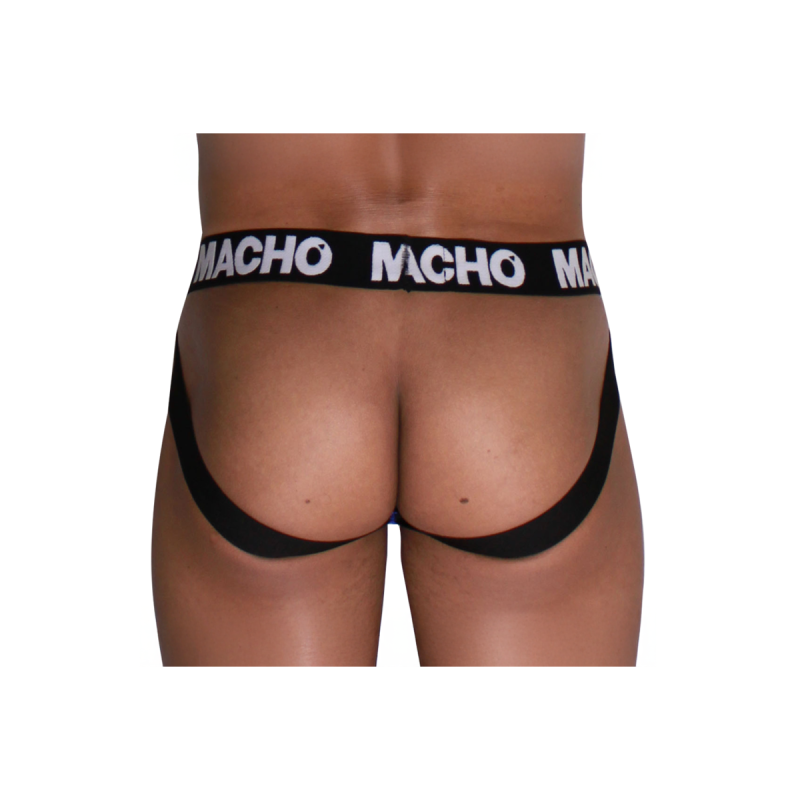 MACHO - MACHO - MX28AZ BLUE JOCK GRILLE M - MACHO UNDERWEAR - /produc…