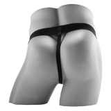 FETISH FANTASY SERIES - STRAP-ON VIBRANTE CAVO REALISTICO CON SFERE DA 17,8 CM