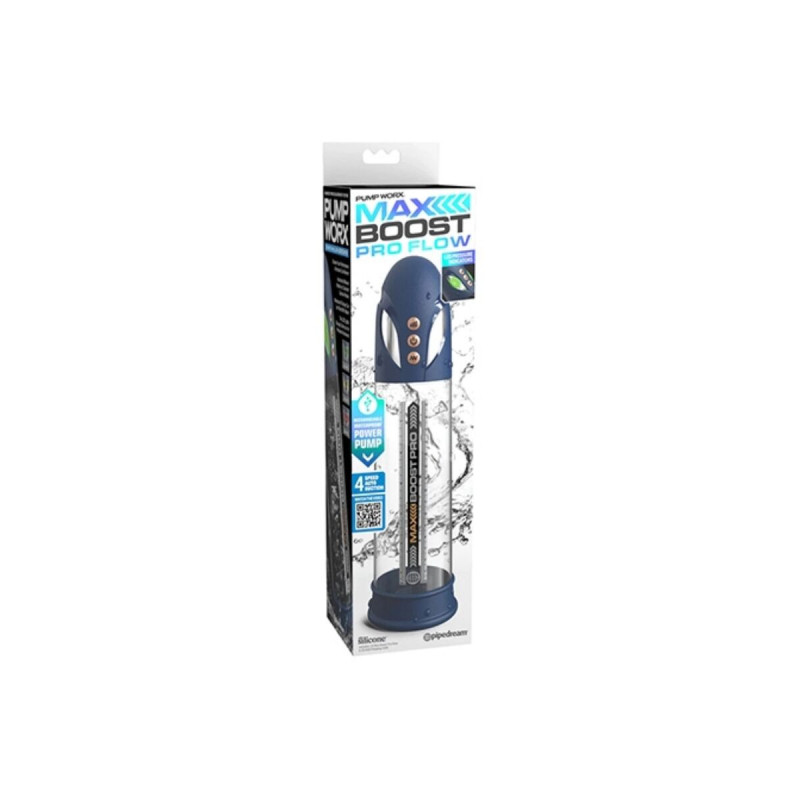 Pump Worx - Bomba De Vacío Max Boost Pro Flow Azul 30.6 Cm |