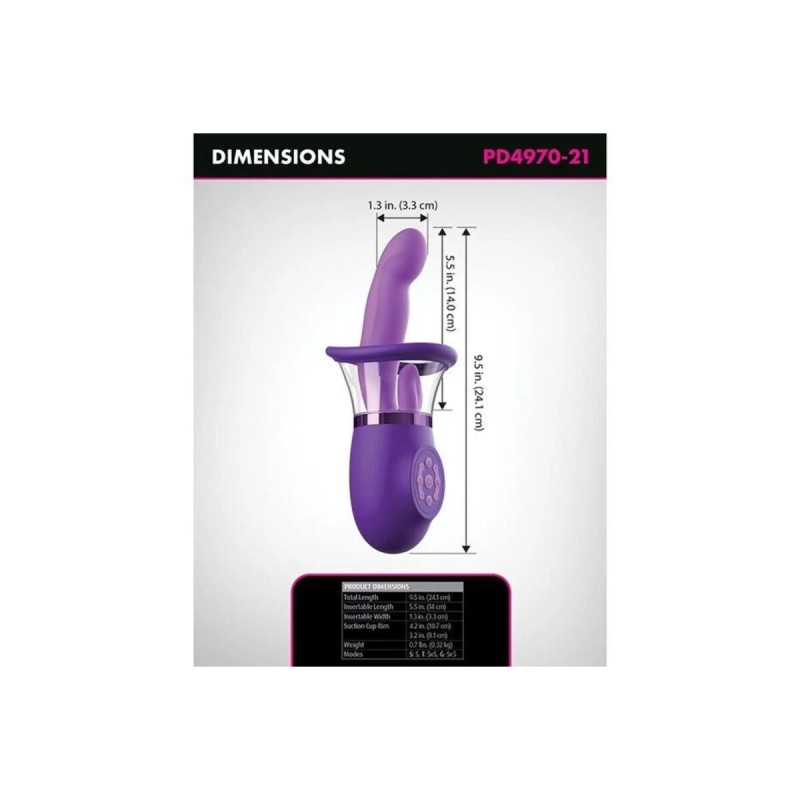 Fantasy For Her - Ultimate Pleasure Pro Plus Hase - Vibrator Lila
