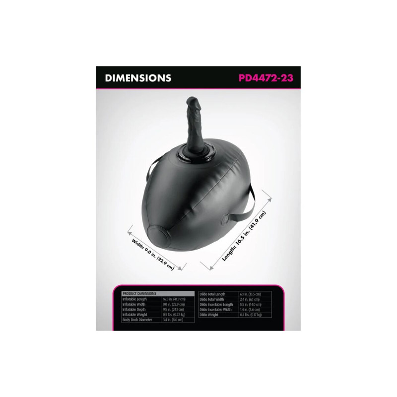 Fetish Fantasy Series - Body Dock Inflatable Love Ball With Dildo