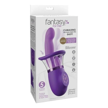 FANTASY FOR HER - VIBRATEUR LAPIN PRO PLUS ULTIMATE PLEASURE VIOLET 20,3 CM