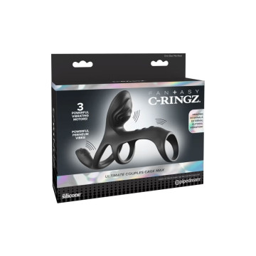 Fantasy C - Ringz - Gabbia Per Coppie Definitiva, Anello Vibrante