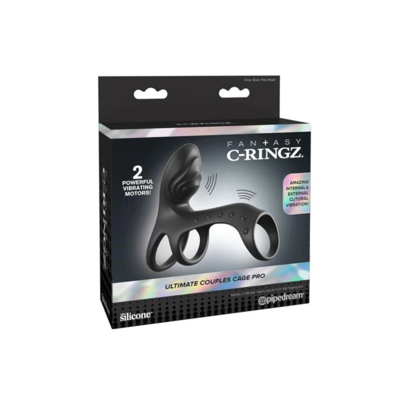 Fantasy C - Ringz - Ultimate Couples Cage Pro Vibrating Cock Ring
