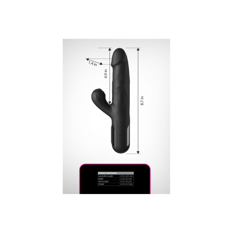 Fetish Fantasy Series - Vibrateur Lapin En Silicone Sonix Noir |
