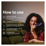 LELO - INA THRUST RABBIT VIBRATEUR À POUSSÉE VIOLET