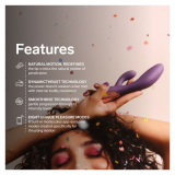 LELO - INA THRUST RABBIT VIBRATEUR À POUSSÉE VIOLET
