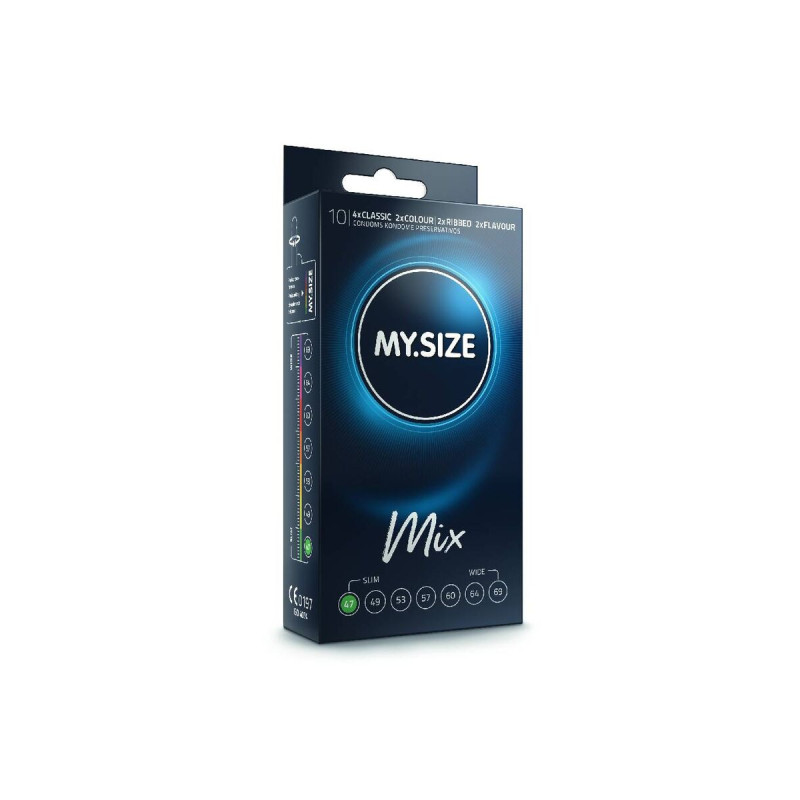 MY SIZE - MIX PRESERVATIVI 47 MM 10 UNIT - MY SIZE MIX - Taglia XS (p…