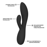 LELO - INA THRUST RABBIT VIBRATEUR À POUSSÉE NOIR