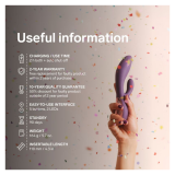 LELO - INA THRUST RABBIT VIBRATEUR À POUSSÉE VIOLET