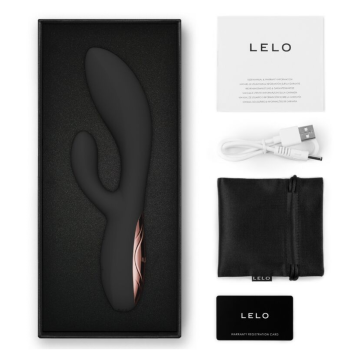 LELO - INA THRUST RABBIT VIBRATEUR À POUSSÉE NOIR