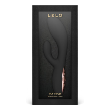 LELO - INA THRUST RABBIT VIBRATEUR À POUSSÉE NOIR