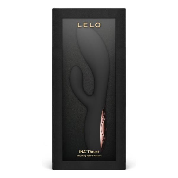 LELO - INA THRUST RABBIT VIBRATEUR À POUSSÉE NOIR
