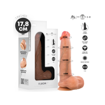 Mr Intense - Bruce S Godemichet En Silicone Avec Testicules 17,8 Cm