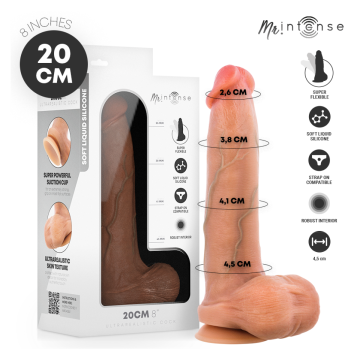 MR INTENSE - BRUCE M DILDO SILICONA 20 CM -Ø- 4.5 CM
