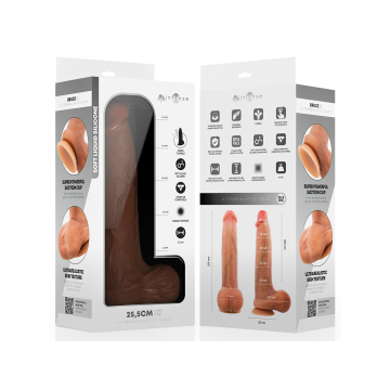 Mr Intense - Bruce Xl Dildo In Silicone Con Testicoli 25,5 Cm - Ø