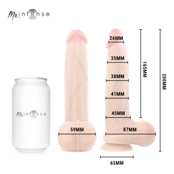 MR INTENSE - BRUCE M DILDO SILICONA 20 CM -Ø- 4.5 CM