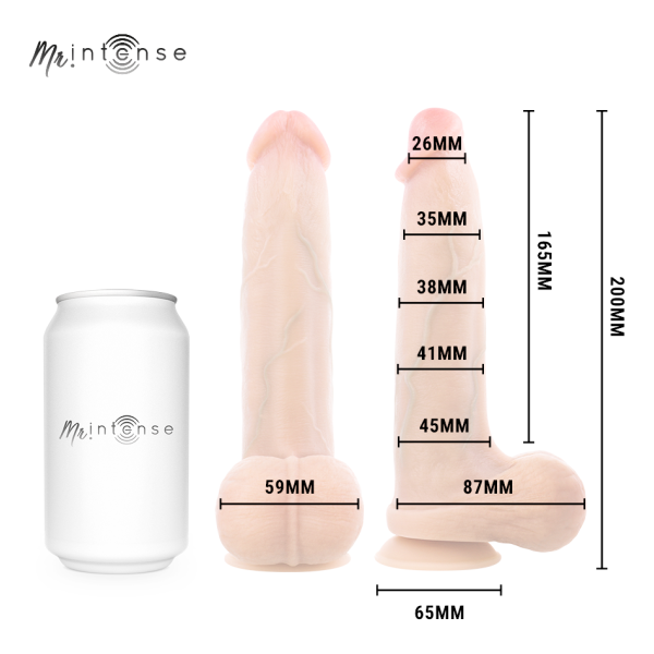 MR INTENSE - BRUCE M DILDO SILICONA 20 CM -Ø- 4.5 CM