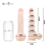 MR INTENSE - BRUCE M DILDO SILICONA 20 CM -Ø- 4.5 CM