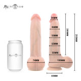 MR INTENSE - BRUCE XL DILDO SILICONA 25.5 CM -Ø- 5.5 CM